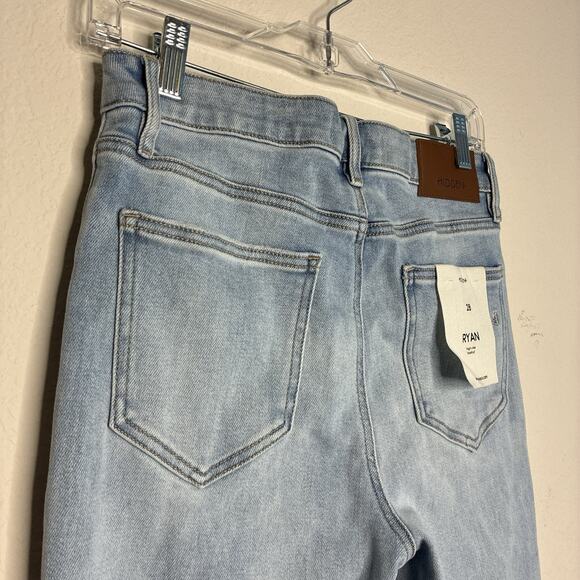 Hidden Ryan High-Rise Bootcut Slit Cuff Raw Hem Jeans 28 - Picture 9 of 12